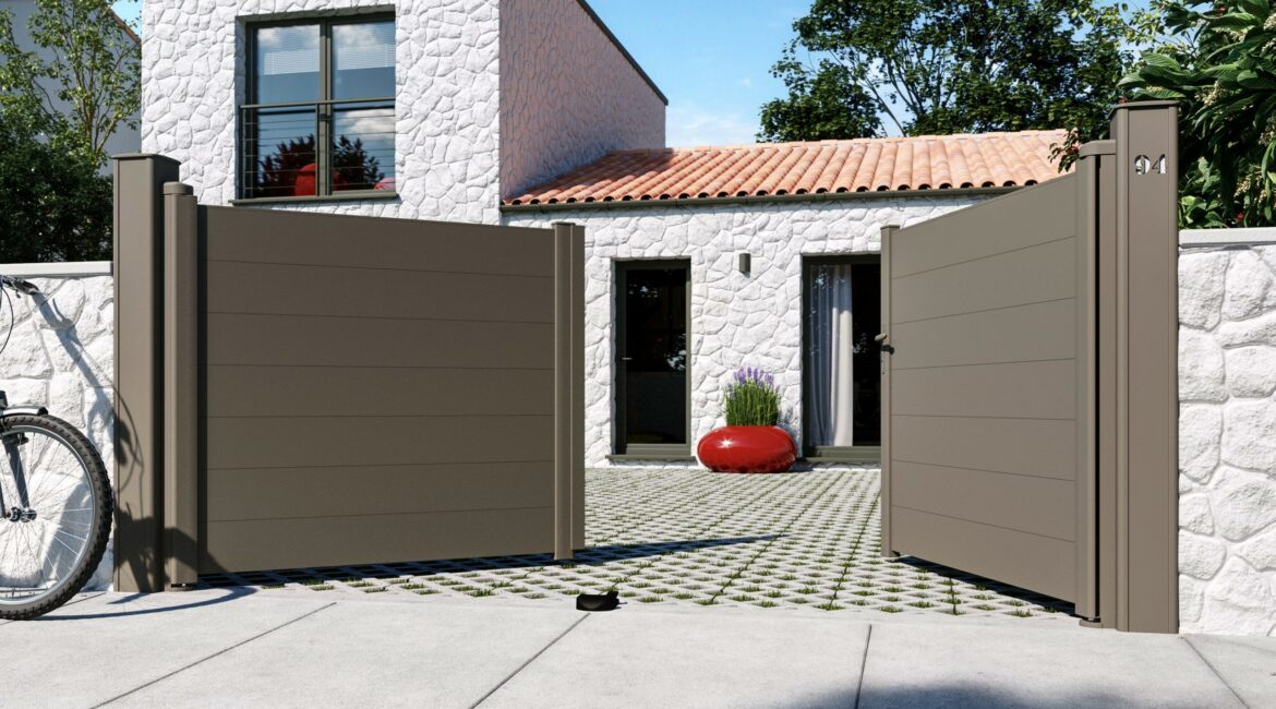 Portail aluminium sur mesure