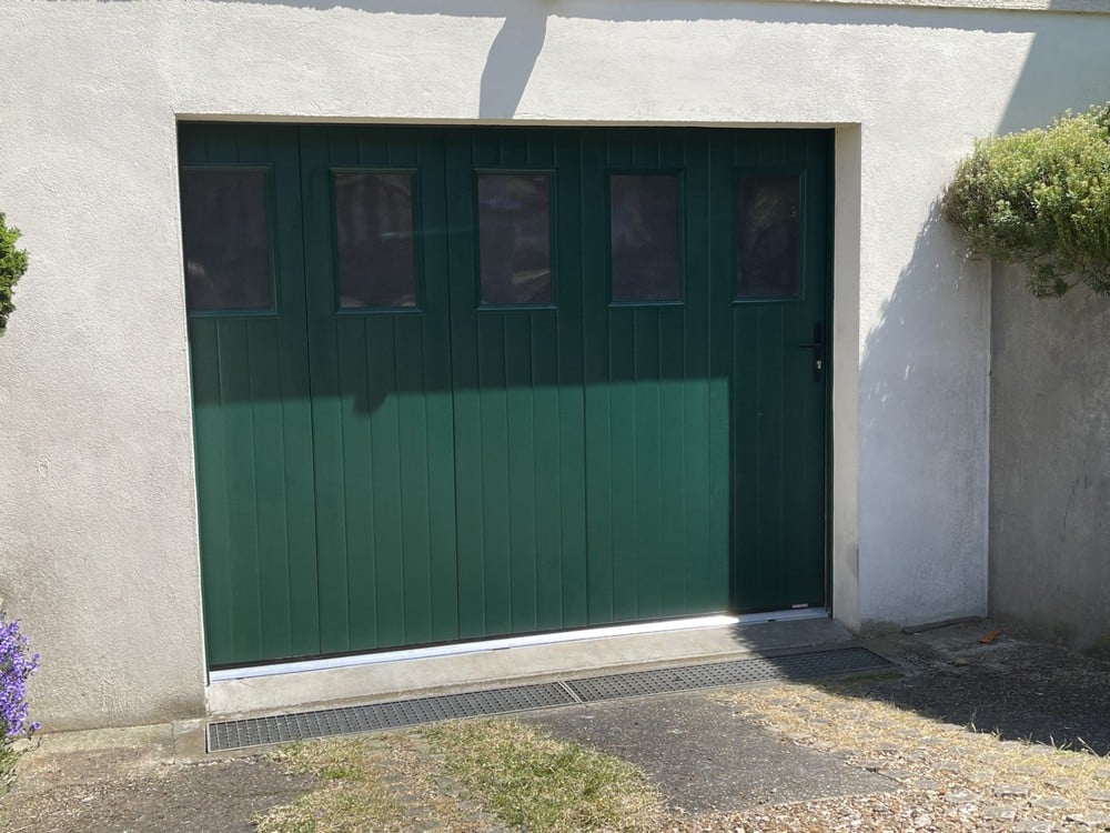 Porte de garage réalisée à Louviers 27400