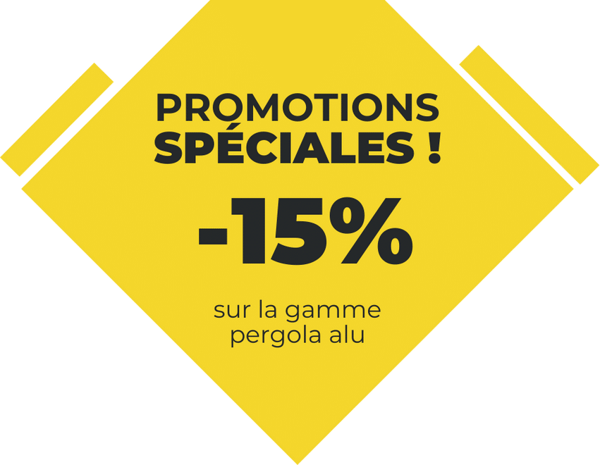 Promotion 15% pergola fermetures Ventoises