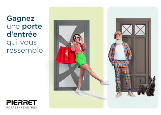 Porte entrée a gagner Fermetures ventoises