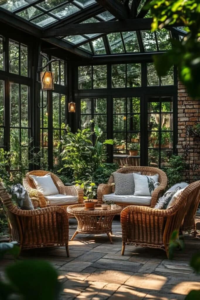 veranda en alu vintage