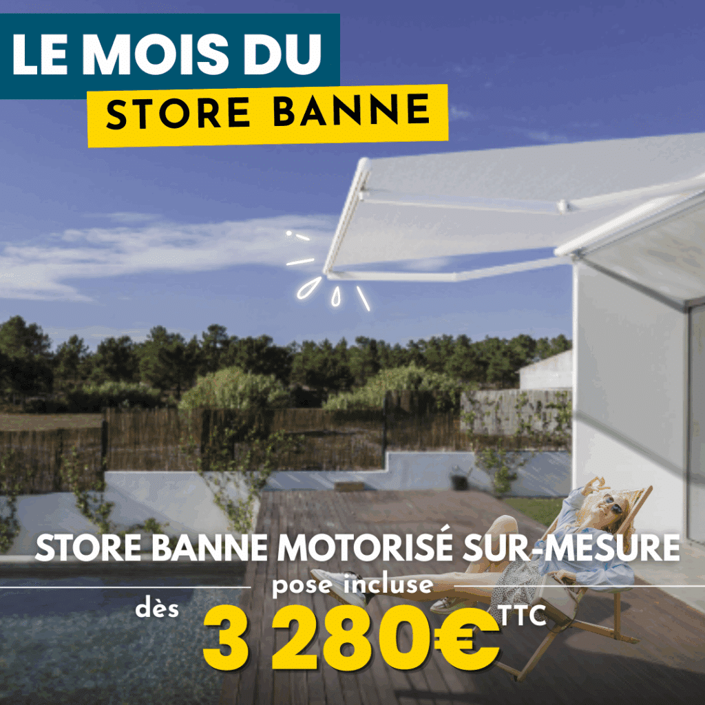 store banne motorisé