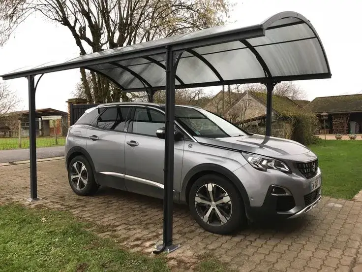 Réalisation carport vouté