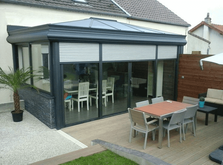 veranda volets roulants