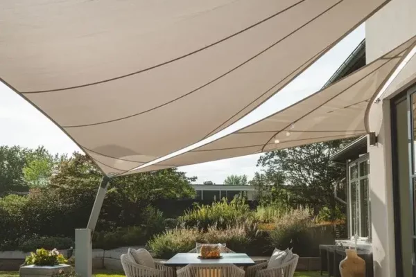 Voile d'ombrage terrasse