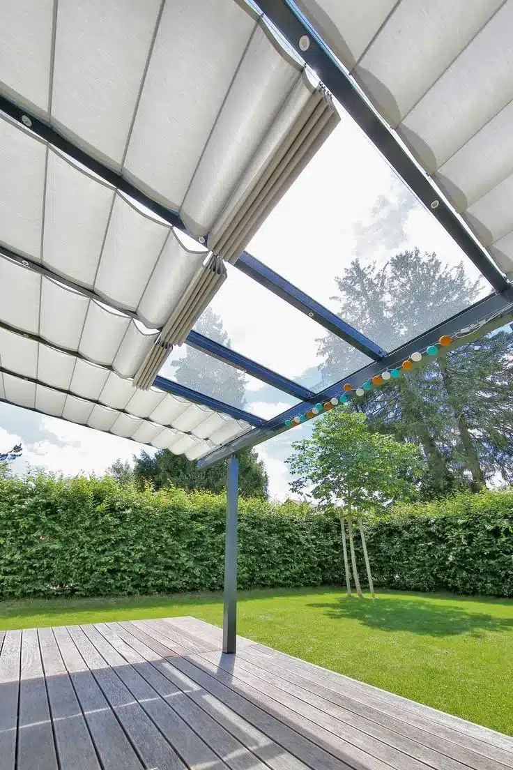 pergola toile terrasse