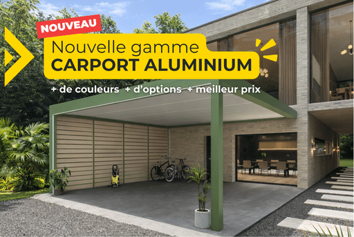 offre nouvelle gamme de carport jusqu'à 1500€ de remise